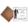 100 Simple Wedding Personalised Chocolate Wedding Favours (Milk) view 2