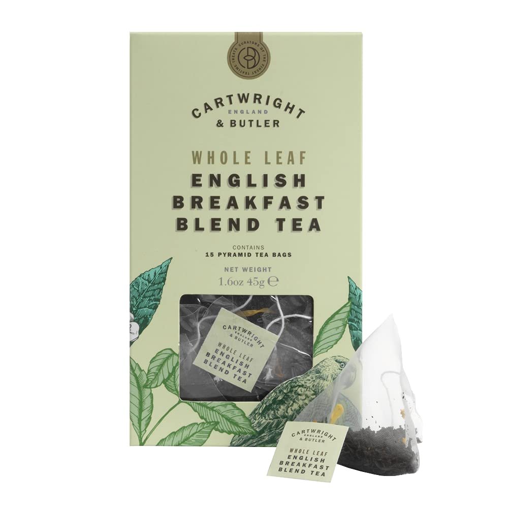 Cartwright & Butler English Breakfast Carton Whole Leaf Tea Bags 45 g