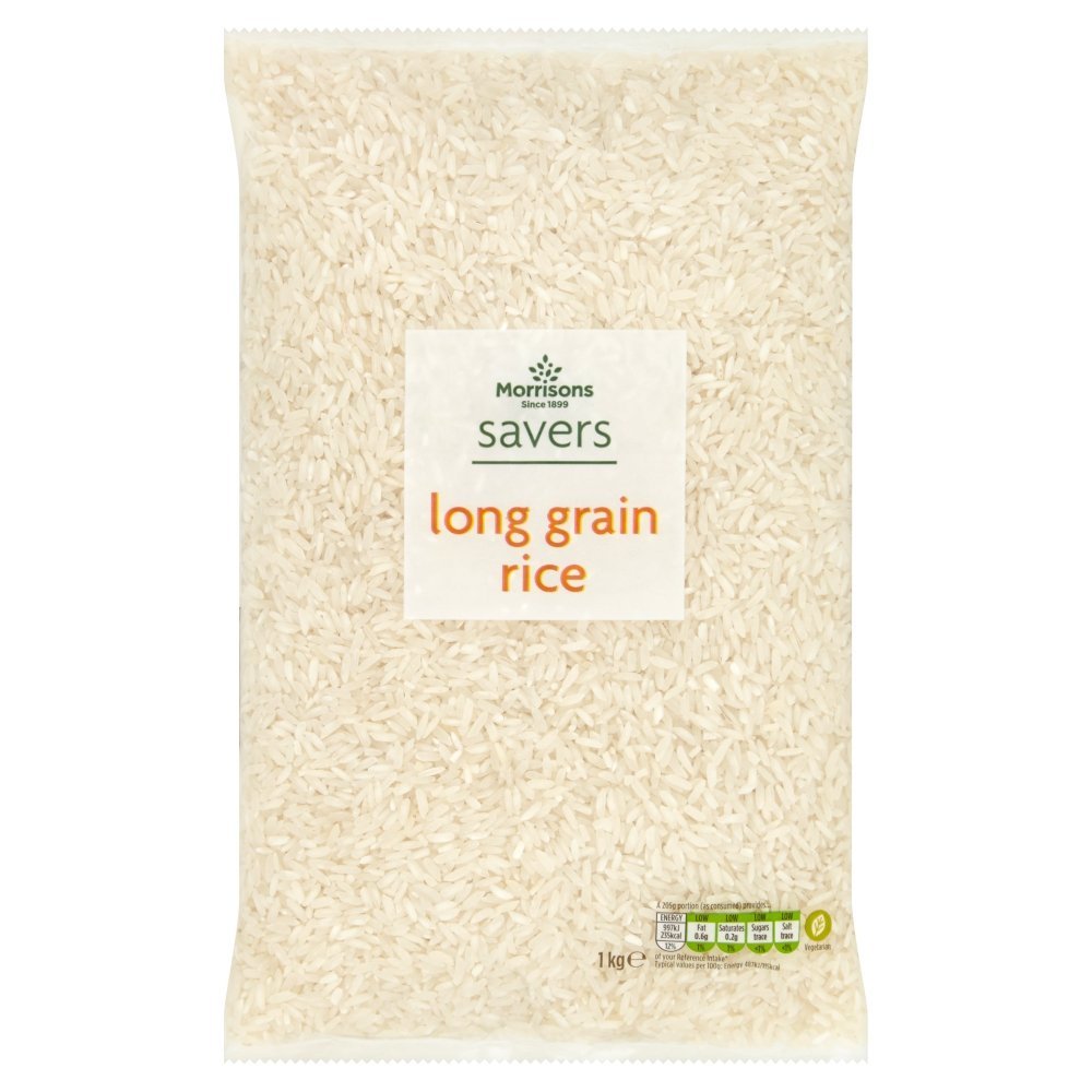 Morrisons Savers Long Grain Rice, 1kg