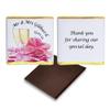100 Personalised Chocolate Wedding Favours, Personalised Chocolates, Custom Party Favours, Bride and Groom, Wedding Favours, Wedding gift (Plain Mint) view 2