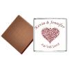 100 Red Heart Personalised Chocolate Wedding Favours (Milk) view 2