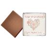 100 Swirly Heart Theme Personalised Chocolate Wedding Favours (Plain Mint) view 2