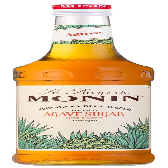 MONIN Premium Agave Syrup 700 ml for Cocktails and Mocktails. Vegan-Friendly, Allergen-Free, 100% Natural Flavours and Colourings. Sugar Syrup