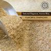 Extra Long Indian Brown Basmati Rice - Naturally Aged Healthy Grain Jar - Fragrant and Aromatic Rice  DASH diet Approved - 3 pound Jar view 3