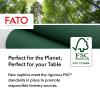 Fato - Disposable Paper Napkins, Softness and Fluffiness, Pack of 40 Napkins, Size 38 x 38 cm Folded in 4 and 2 Layers, Colour Black, 100% Pure Cellulose Paper, FSC Certified view 4