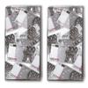 20 handkerchiefs (2 x 10) Euro / money / banknotes / motif handkerchiefs