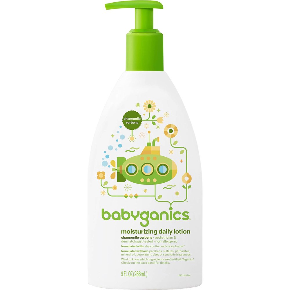 BabyGanics, Moisturizing Daily Lotion, Chamomile Verbena, 9 fl oz (266 ml)