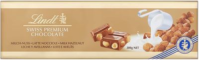 Lindt Milk Hazelnut Chocolate, 300g