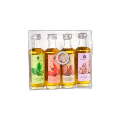 Extra Virgin Olive Oil 4-Flavour Pack (4 x 100 ml)