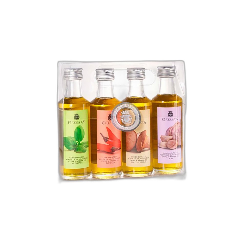 Extra Virgin Olive Oil 4-Flavour Pack (4 x 100 ml)