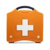 BurnSoothe Burn First Aid Kit In Orange Compact Aura Box First Aid Emergency Burn Kit - Modern Comprehensive Burns Kit. Ideal For Smaller Work Environments (Box Size: 20.5cmh X 20cmw X 6.5cmd) view 2