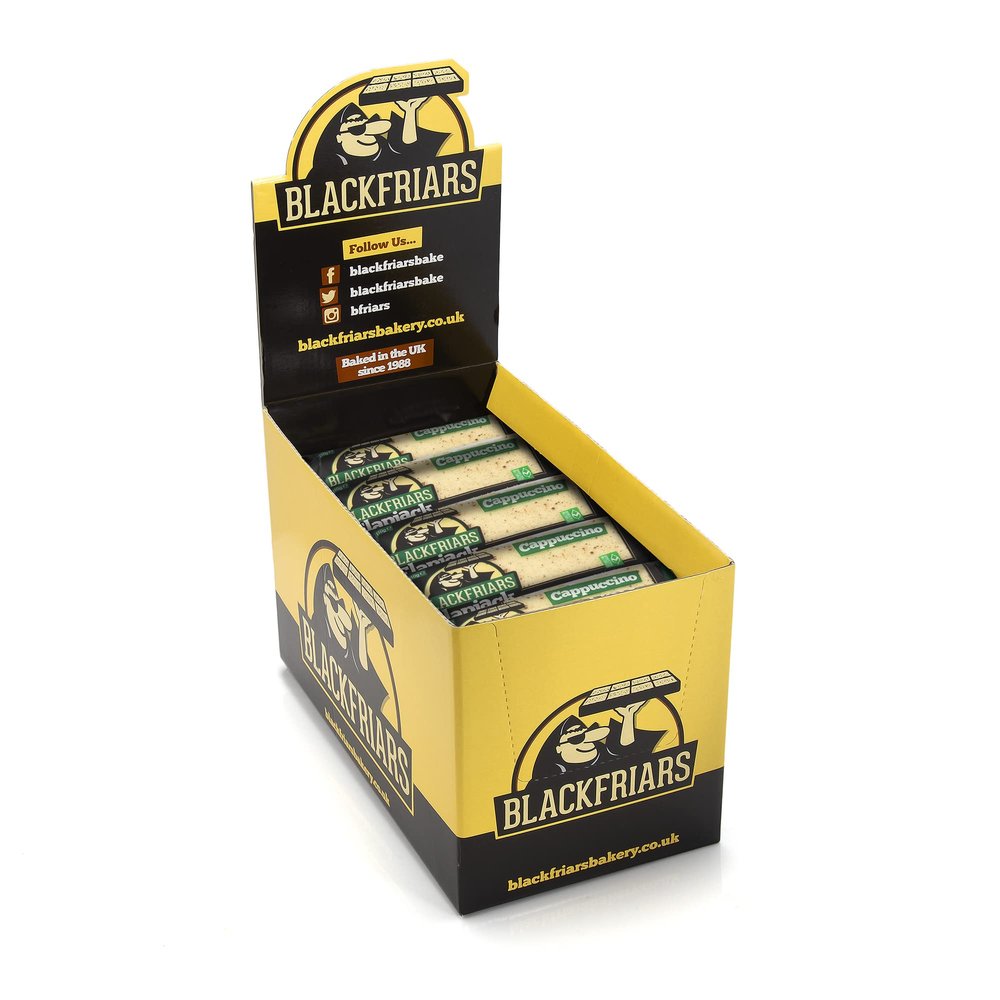 Blackfriars Cappuccino Flapjack (Box of 25) (Cappuccino)