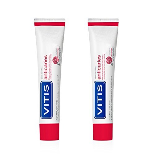 2 Pack VITIS ANTICARIES Toothpaste with Nano Repair 100ml - Mint Flavour, no Gluten - !New!