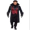 Dreamgirl 10260 Bloody Handsome Vampire Adult Costume, Black/Red, XXL view 1