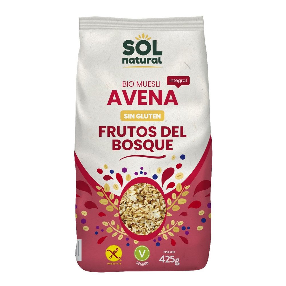 Natural Sun Gluten Free Forest Fruit Oats, 425g