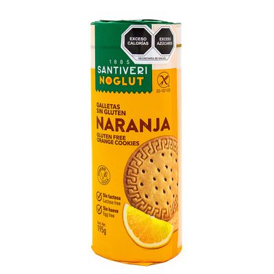 Gluten Free Digestive Cookies with Orange 195 g (Orange)