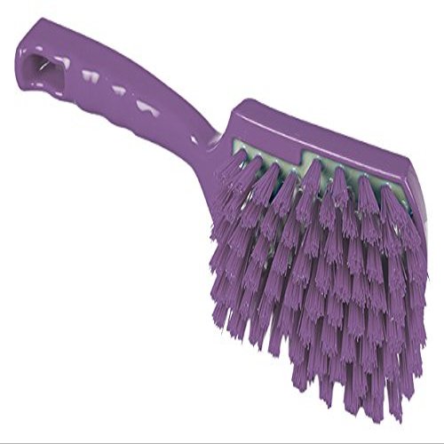 Maya Professional Tools 90546-8 Hand Brush, With Handle, Resin System, 10.82" x 2.75", 10.82" x 2.75", 275 mm x 70 mm, PurpleFBK/Food Safety