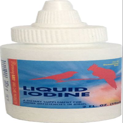 FabFinchesUK Morning Bird Liquid Iodine 120ml In Water Iodine Vitamin Supplement For All Birds