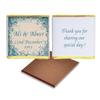 Personalised Chocolate Wedding Favours, Personalised Chocolates, Custom Party Favours, Turquoise Floral, Wedding gift Design Code: AIW031 view 2