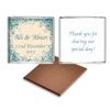 Personalised Chocolate Wedding Favours, Personalised Chocolates, Custom Party Favours, Turquoise Floral, Wedding gift Design Code: AIW031 view 3