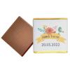 100 Love Birds Personalised Chocolate Wedding Favours (Milk) view 1