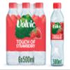 Volvic Touch of Fruit Strawberry Flavoured Water, 6x500ml view 1