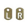 Radiography Tablet Markers L and R for Radiographers Gold view 1