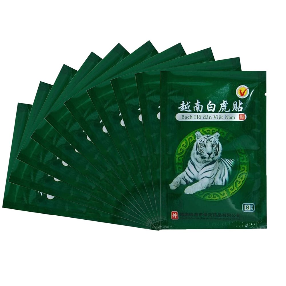 MQ Pain Relief Patches Plaster Vietnam Heat Pain Relief Back Pain Neck Shoulder Legs Muscle Lumbar Rheumatism (80 Patches / 10 Packs)
