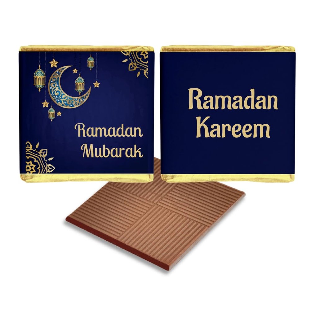 100 Personalised Ramadan Chocolates  Custom Islamic Favour, Chocolate Gifts, Party Treats