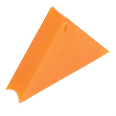 Vestil RC-WC Magnetic Rail Car Wheel Chock, 11", Orange