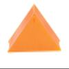 Vestil RC-WC Magnetic Rail Car Wheel Chock, 11", Orange view 3