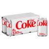Diet Coke Soft Drink Cans, 8 x 330mL view 1