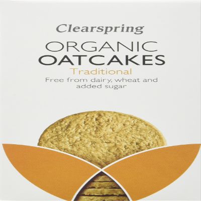 Clearspring Traditional Organic Oatcakes 200 g (Pack of 15)