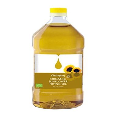 Clearspring Sunflower Frying Oil Organic 2l (Pack of 6)