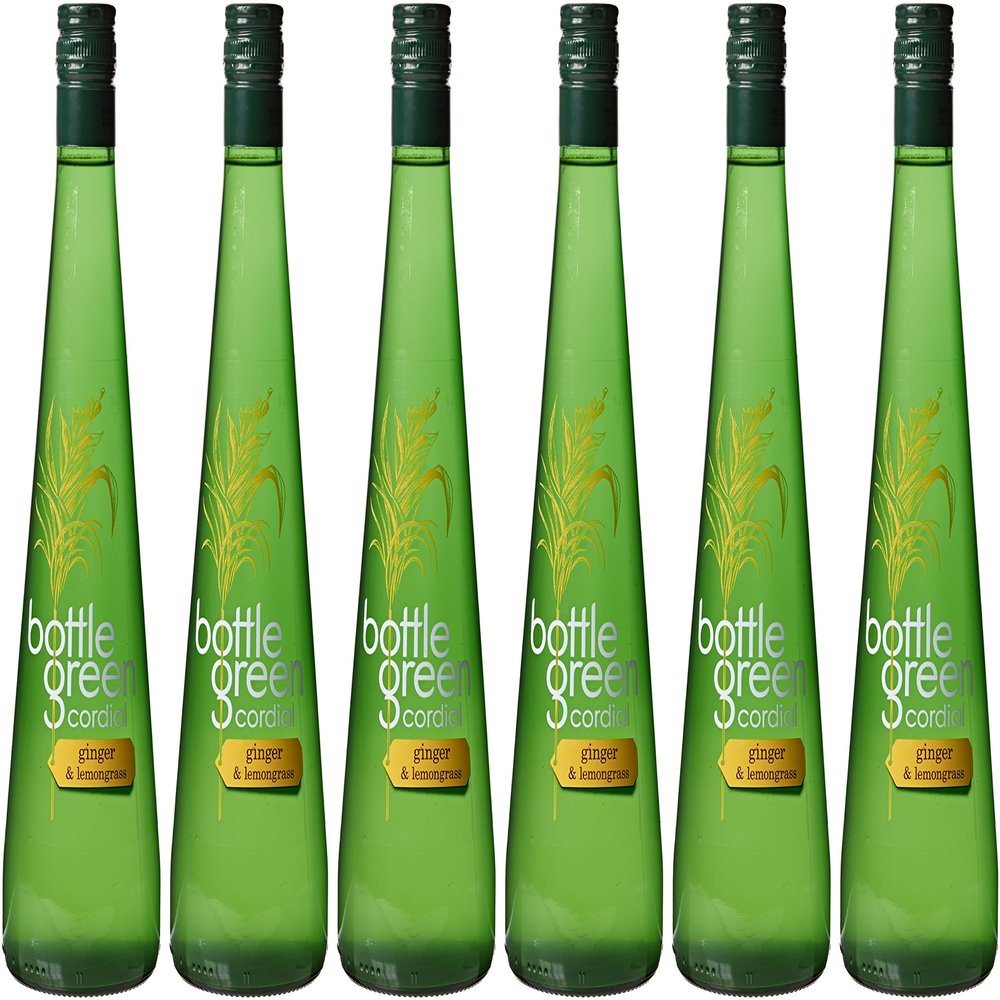 Bottlegreen Ginger and Lemongrass Cordial 500 ml (Pack of 6)