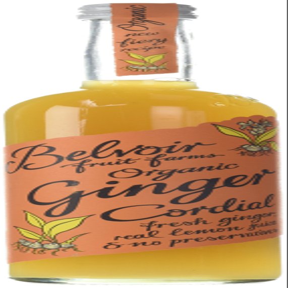 Belvoir Organic Ginger Cordial 500 ml (Pack of 6)