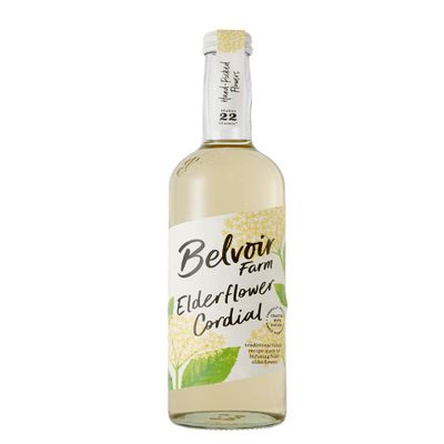 Belvoir Farm - Elderflower Cordial, Great Taste Award Winner, Natural Hand-Picked Elderflowers, Simple Ingredients, Traditional Family Recipe, Suitable for Vegetarians & Vegans 6x500ml Bottles