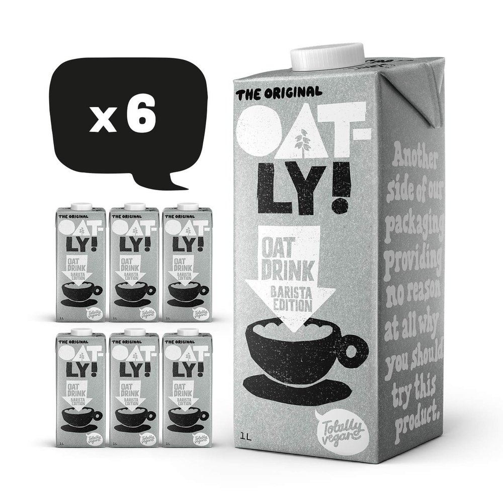 OATLY Oat Drink Barista Edition, 6 x 1L