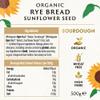 Biona Organic Rye and Sunflower Seed Bread, 500g view 2
