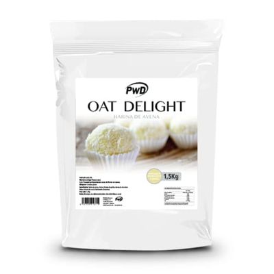 Pwd Nutrition Harina De Avena Oat Delight Chocolate Blanco y Coconut 1.5 kg