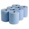2Work 3-Ply Centrefeed Roll 135m Blue (Pack of 6) 2W00083 view 2
