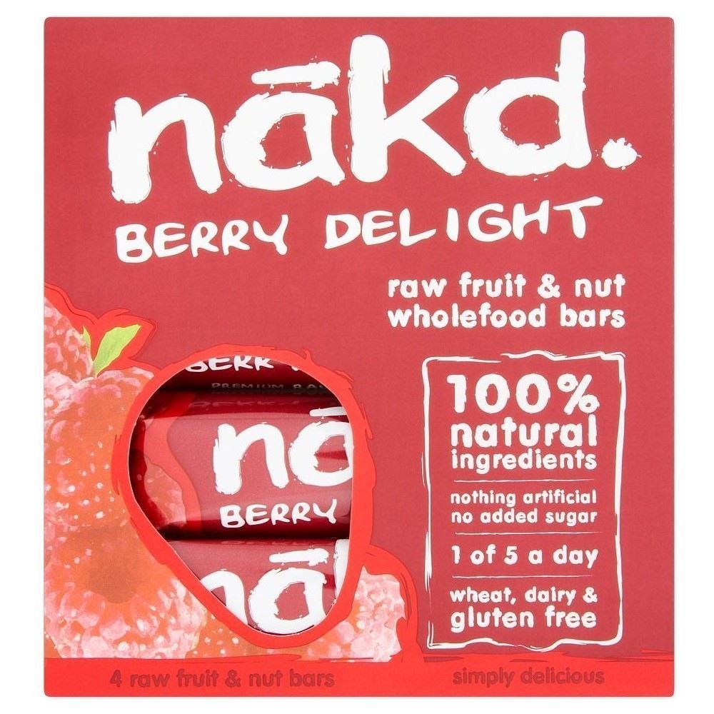 Nakd Bars Berry Delight 4x35g (Pack of 4)