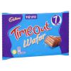 Cadbury Timeout Multipack, OFFICIAL, Individual Chocolate-Covered Wafer Bars with Rippled Layers of Chocolate, 7 x 20.2 g view 4