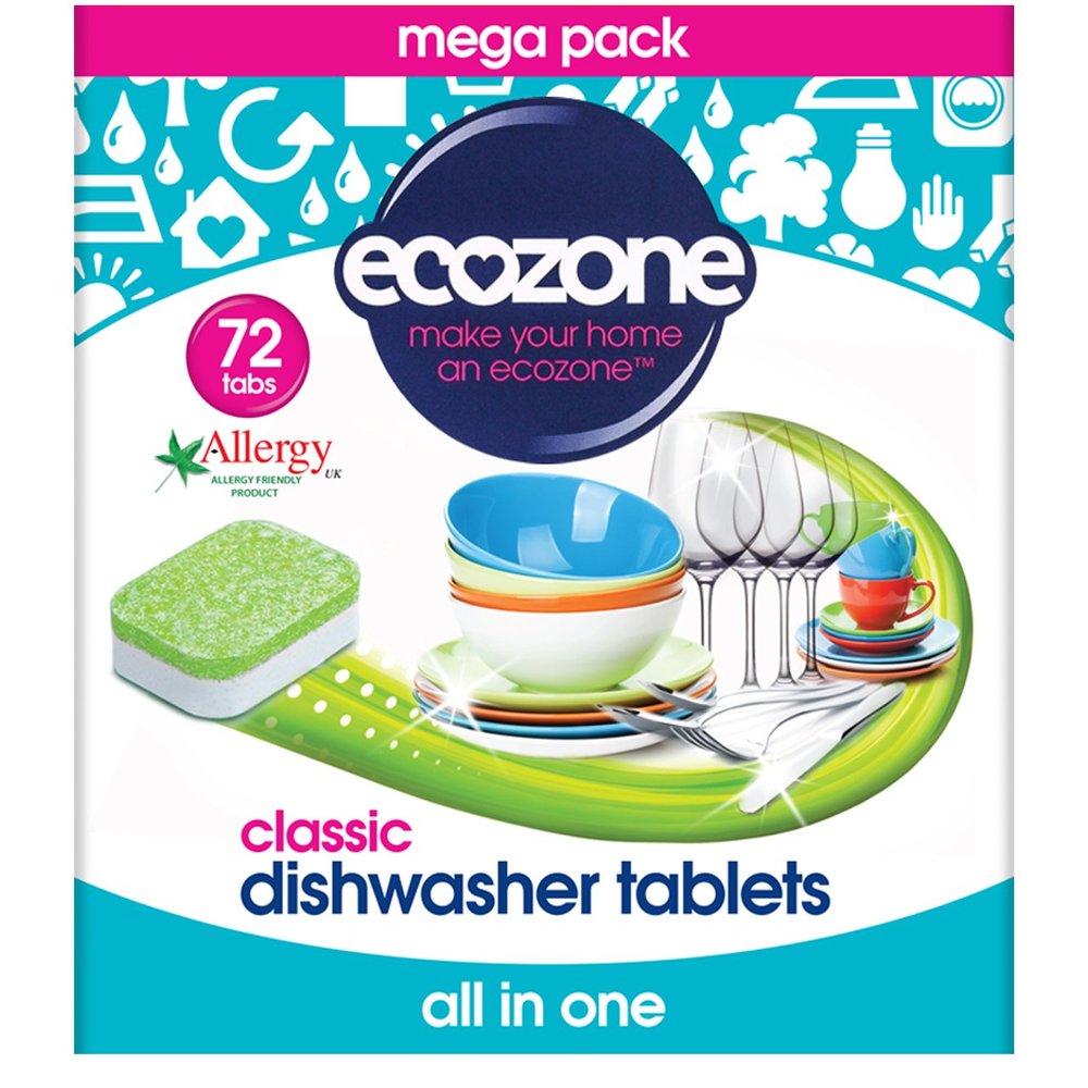 Ecozone | Dishwasher Tablets Classic 72 | 2 x 72 tabs