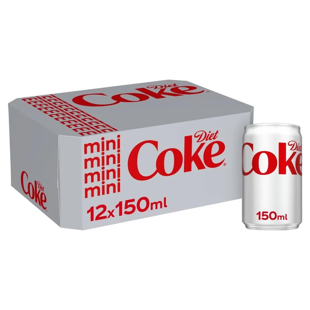 Diet Coke 12 x 150ml Cans