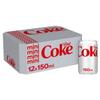 Diet Coke 12 x 150ml Cans view 1