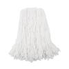 Boardwalk Premium Cut-End Wet Mop Heads, Rayon, 16oz, White, 12/Carton view 1