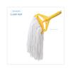 Boardwalk Premium Cut-End Wet Mop Heads, Rayon, 16oz, White, 12/Carton view 3