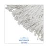 Boardwalk Premium Cut-End Wet Mop Heads, Rayon, 16oz, White, 12/Carton view 4