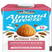 Blue Diamond 80530 Almond Breeze - Unsweetened - 8 X 1L